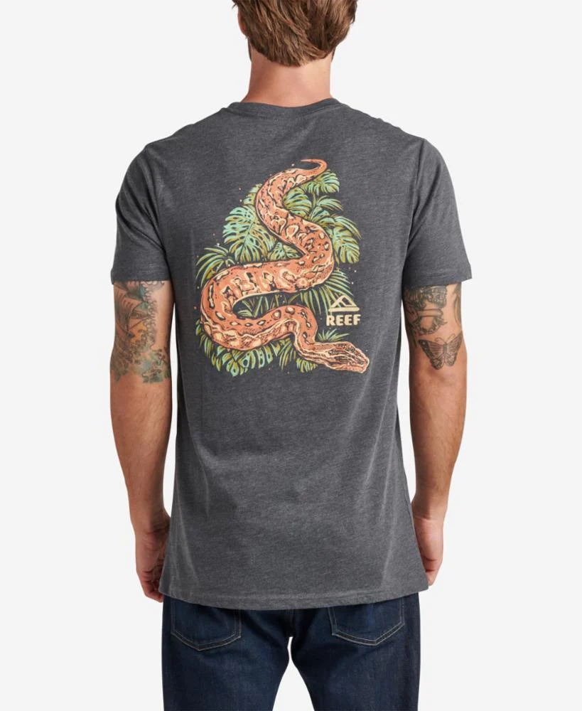 Reef Apparel Men ABRAS HEATHER CHARCOAL - Image 4