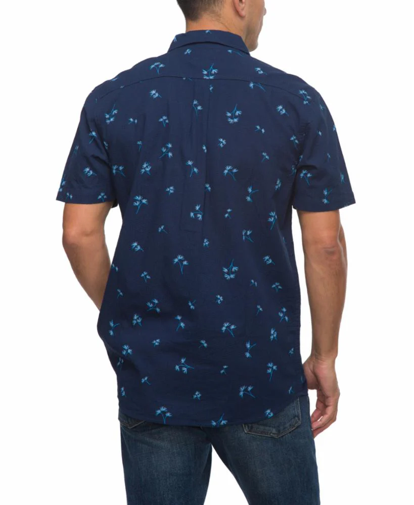 Reef Apparel Men CORBIN SS WOVEN INSIGNIA BLUE - Image 4