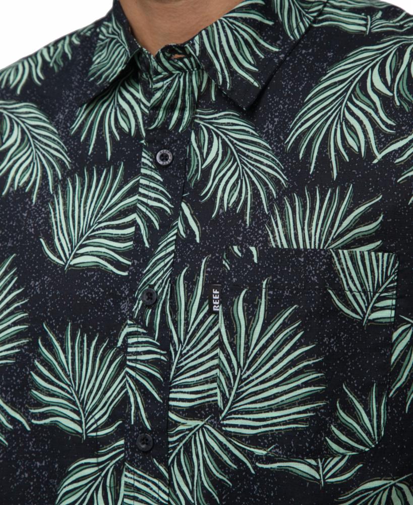 Reef Apparel Men CULBER SS WOVEN CAVIAR - Image 3