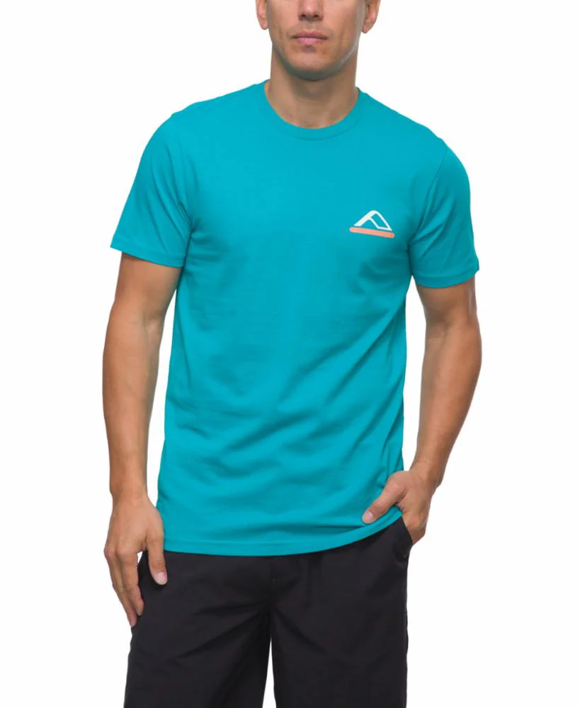 Reef Apparel Men TROPISKULL TEE GRAPHIC TEE TILE BLUE