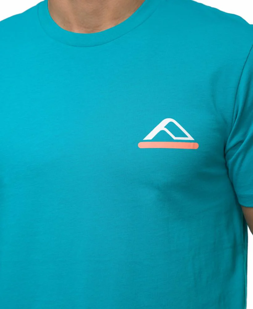 Reef Apparel Men TROPISKULL TEE GRAPHIC TEE TILE BLUE - Image 3