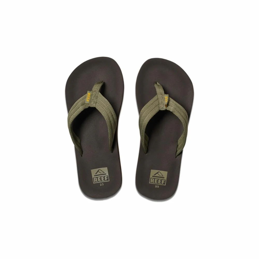 Reef Kids KIDS AHI BEACH BROWN/OLIVE - Image 3