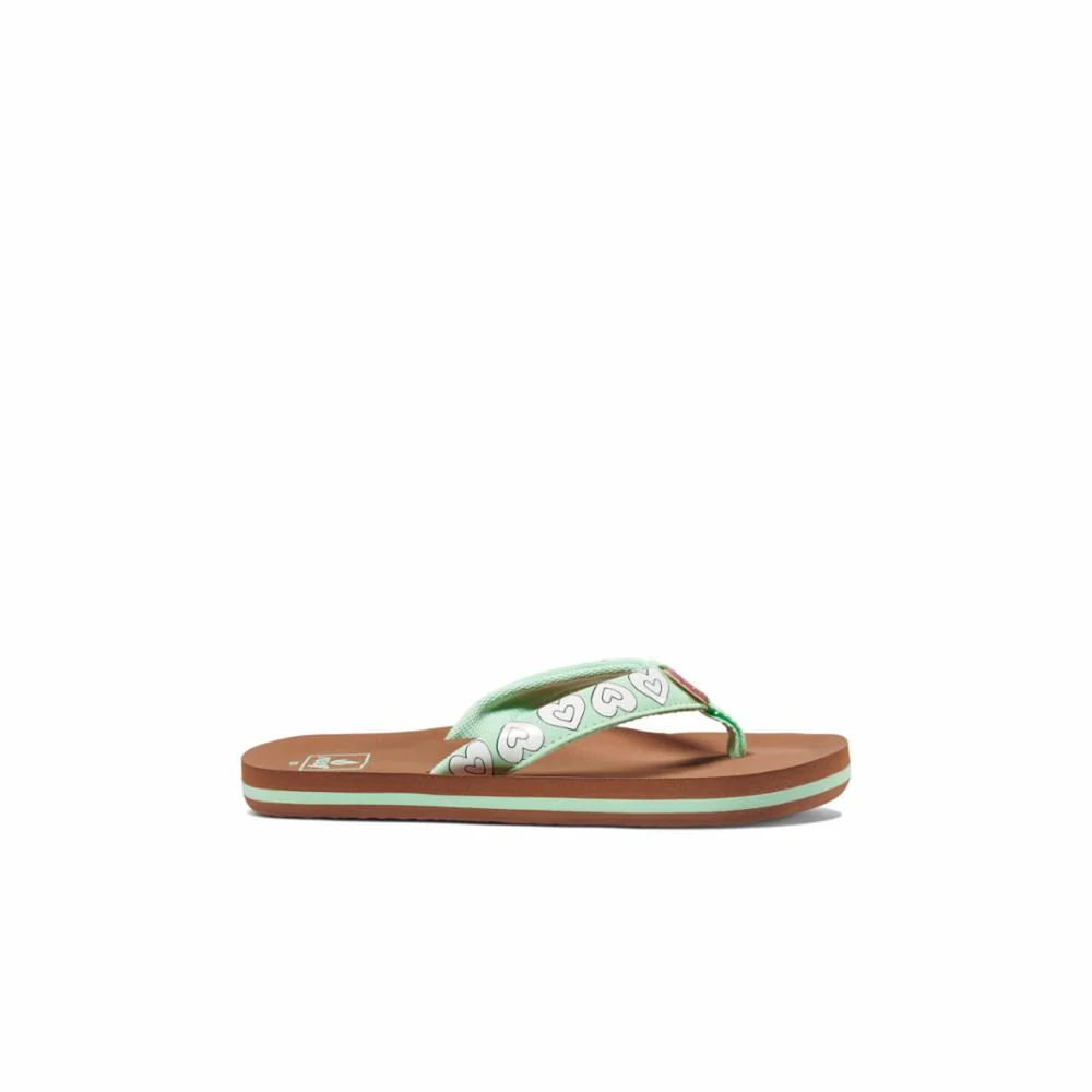 Reef Kids KIDS AHI COLOR CHANGE MINT HEARTS - Image 2