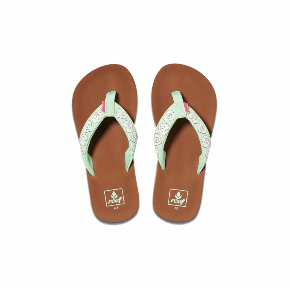 Reef Kids KIDS AHI COLOR CHANGE MINT HEARTS - Image 3