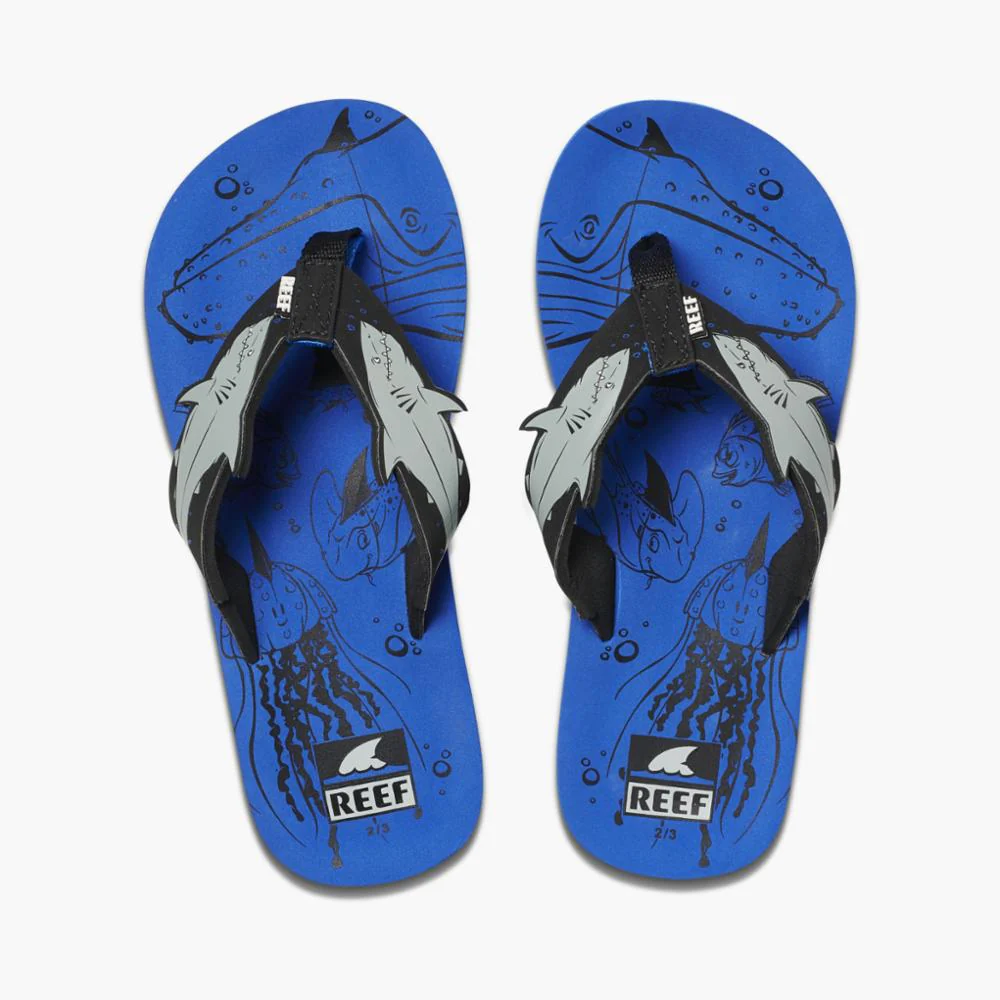 Reef Kids KIDS AHI SHARK BLUE SHARK - Image 3