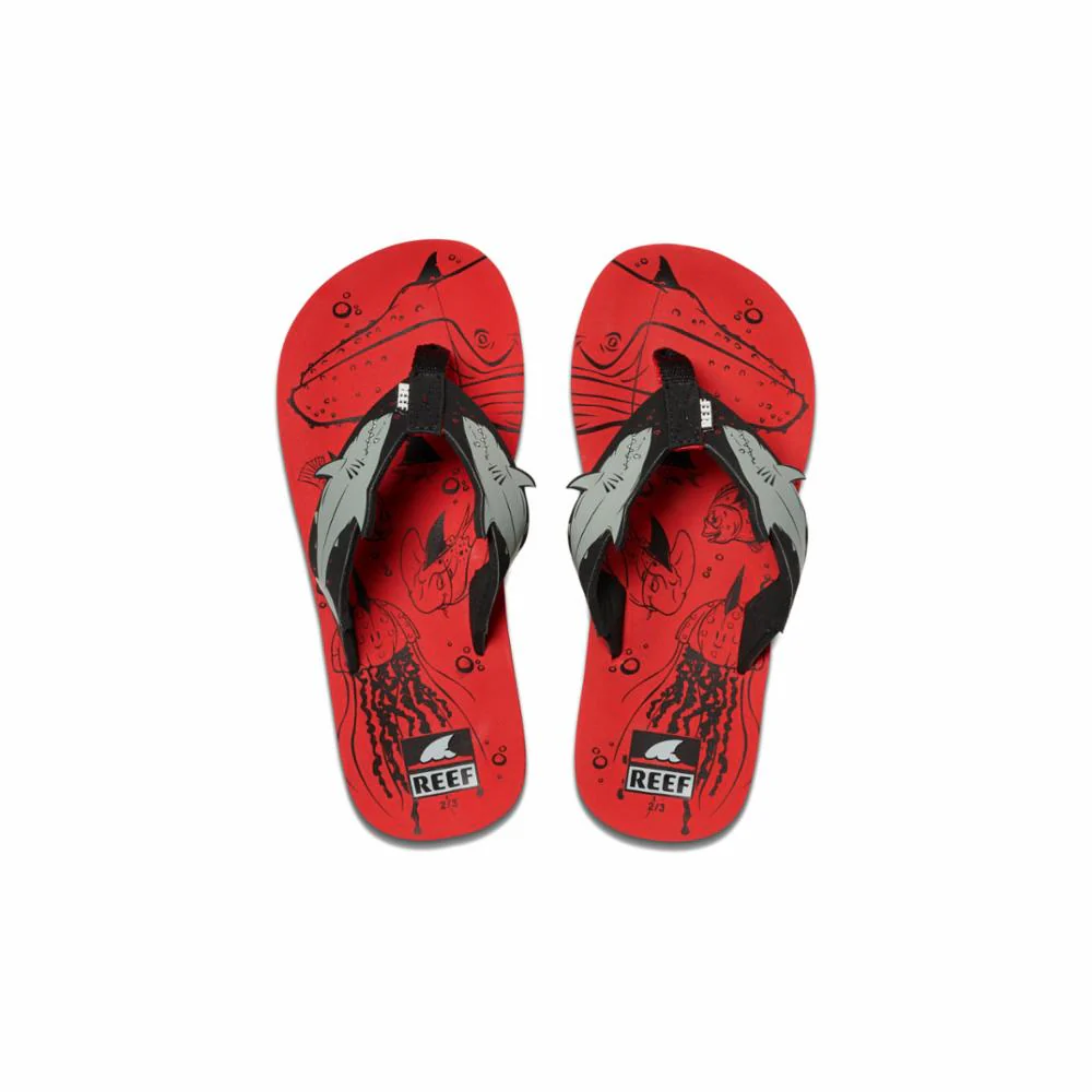 Reef Kids KIDS AHI SHARK RED SHARK - Image 3