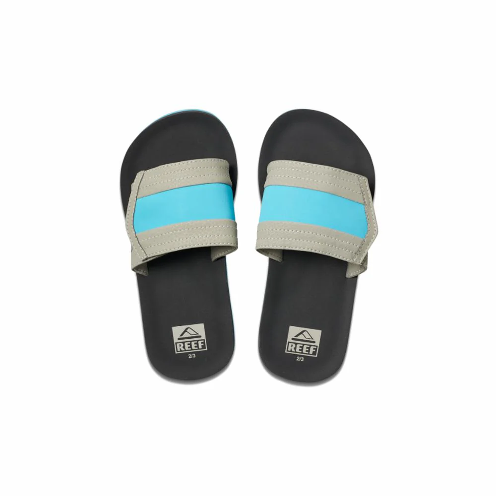 Reef Kids KIDS AHI SLIDE GREY/BLUE - Image 3