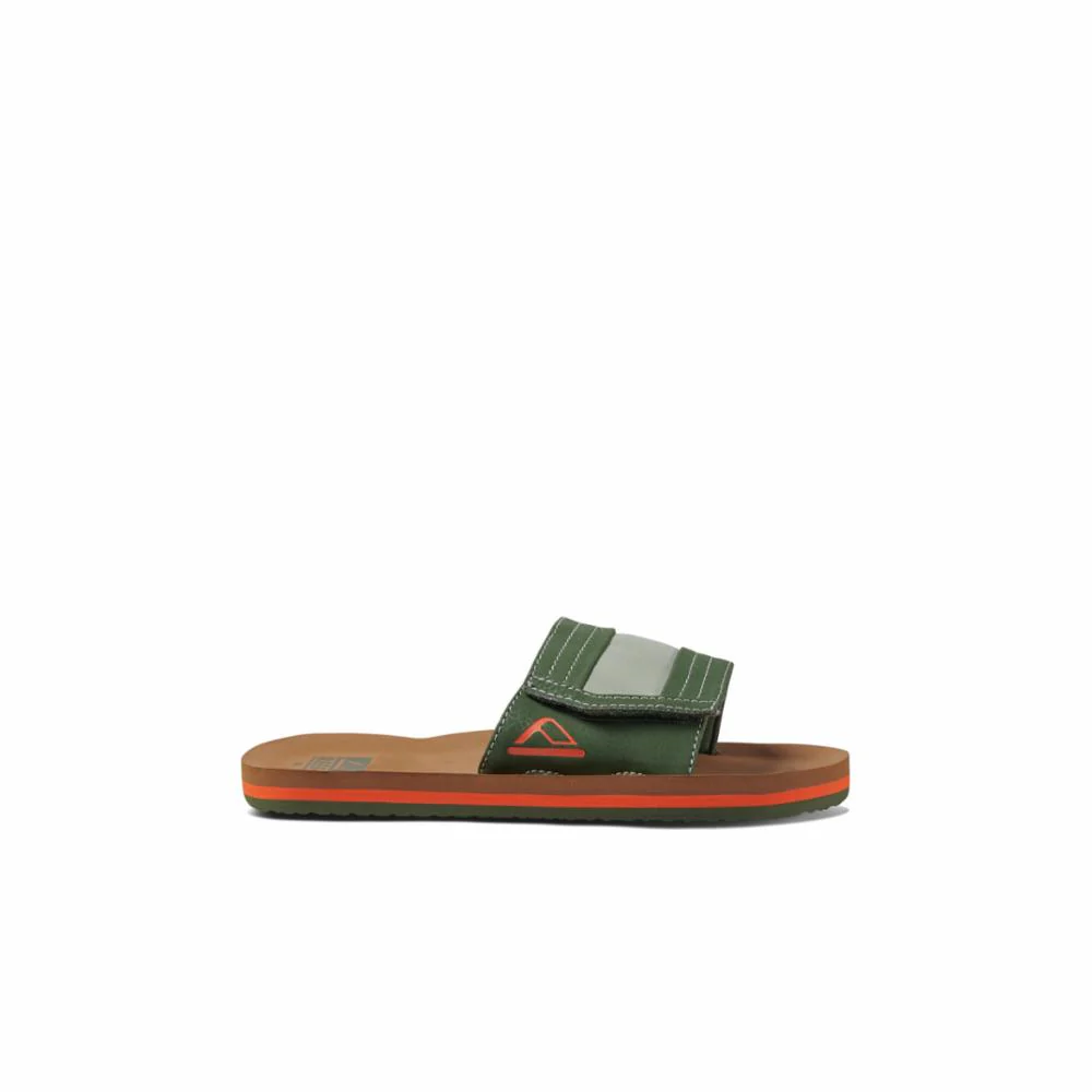 Reef Kids KIDS AHI SLIDE TAN/OLIVE - Image 2