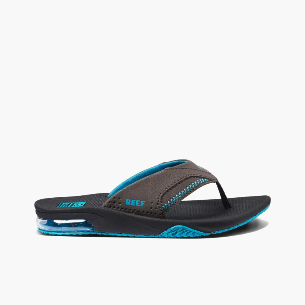 Reef Kids KIDS FANNING BLACK/BROWN/BLUE - Image 2