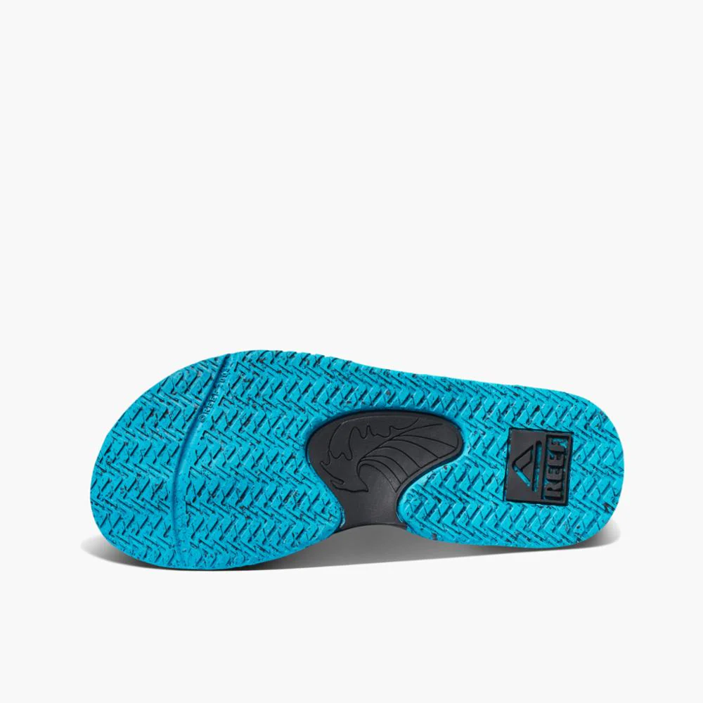 Reef Kids KIDS FANNING BLACK/BROWN/BLUE - Image 4