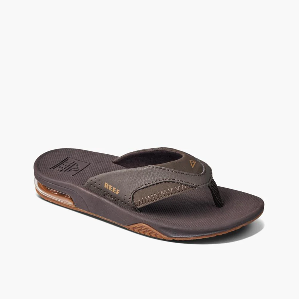Reef Kids KIDS FANNING BROWN/GUM