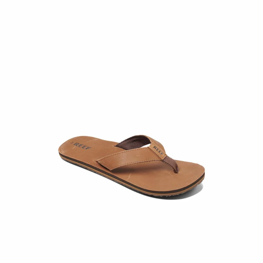 Reef Kids KIDS LEATHER SMOOTHY BRONZE BROWN