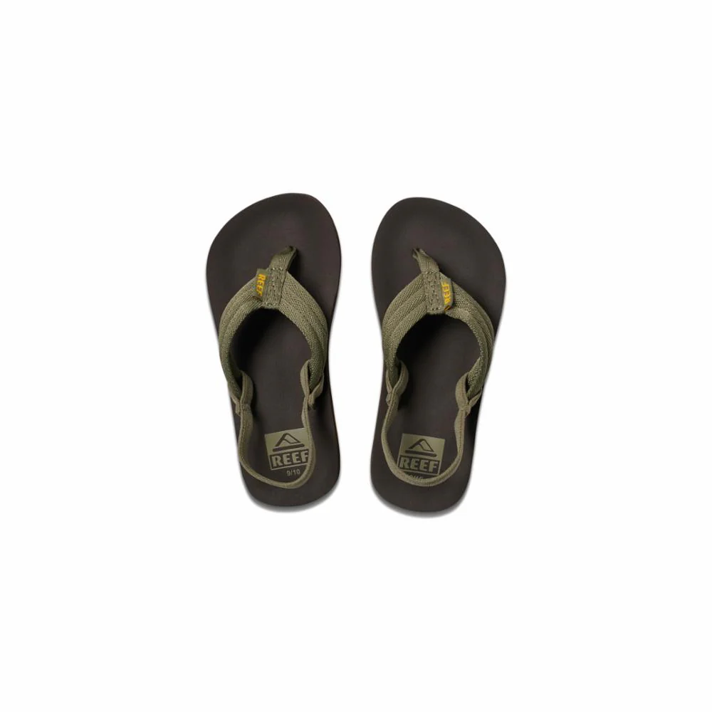 Reef Kids LITTLE AHI BEACH BROWN/OLIVE - Image 3