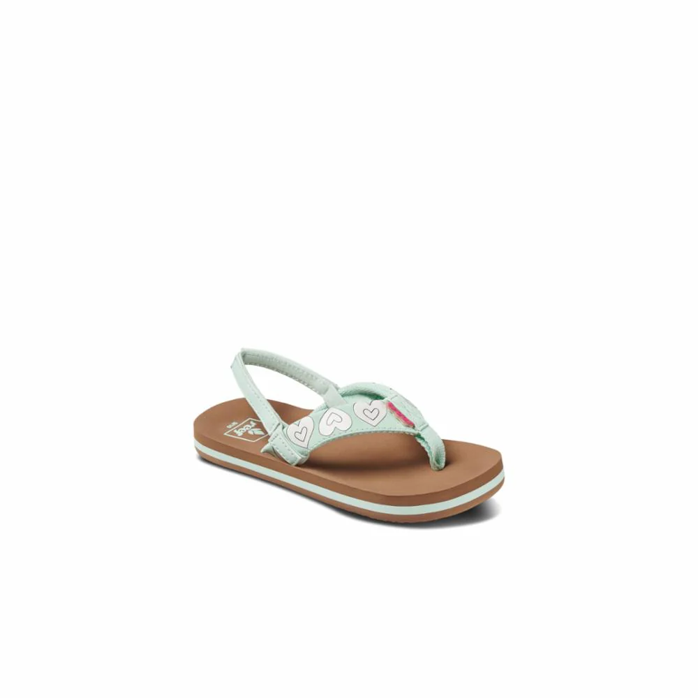 Reef Kids LITTLE AHI COLOR CHANGE MINT HEARTS