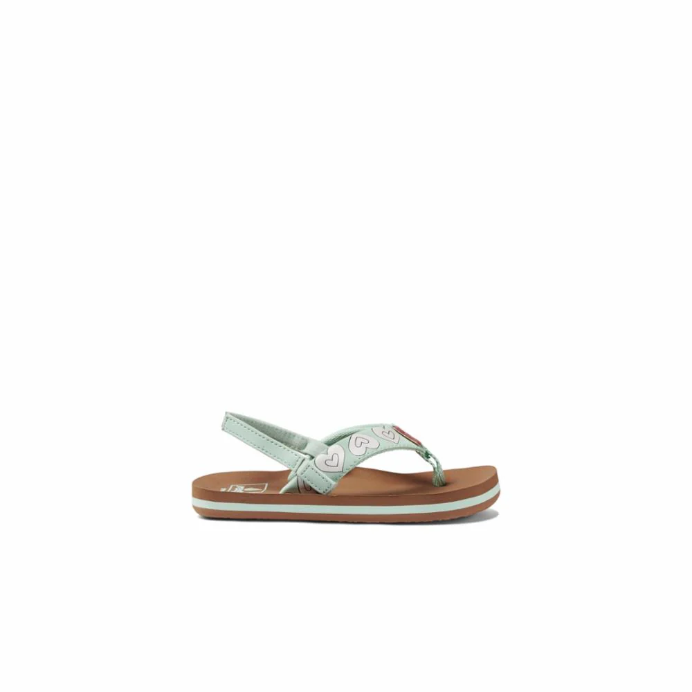 Reef Kids LITTLE AHI COLOR CHANGE MINT HEARTS - Image 2