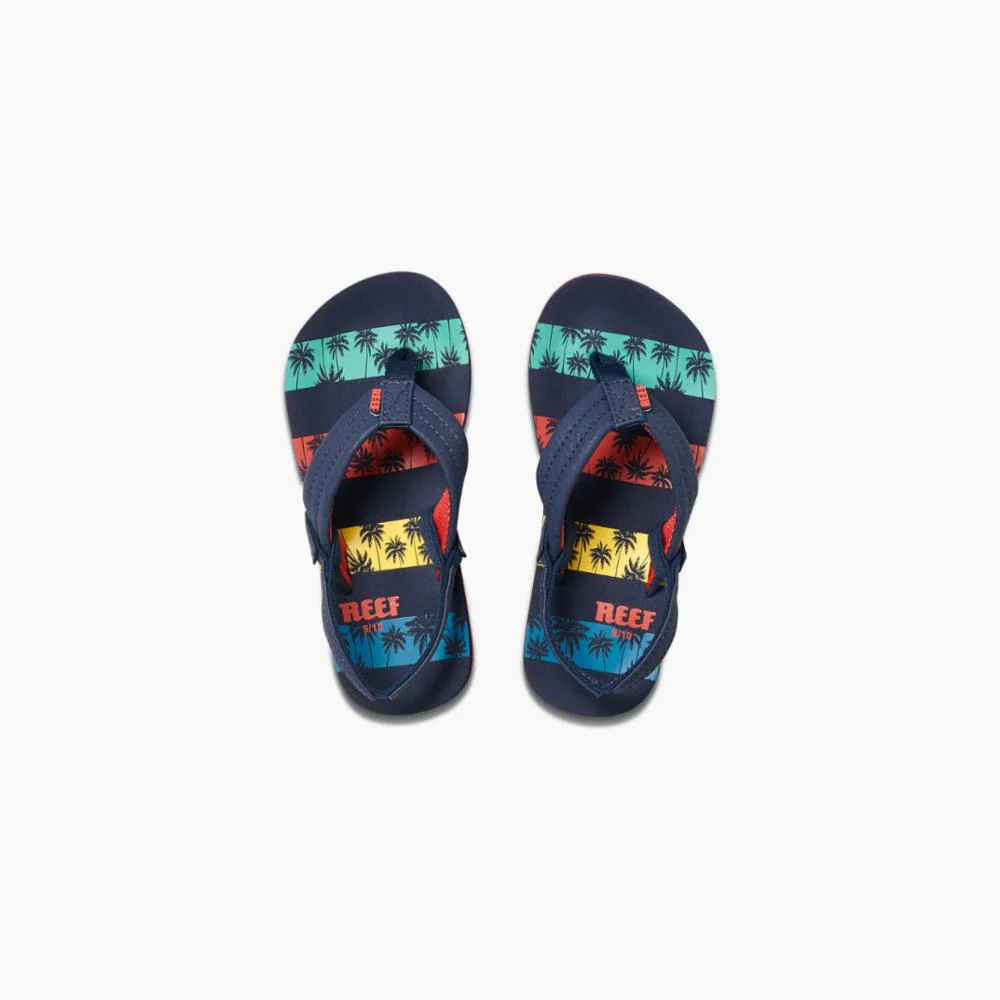 Reef Kids LITTLE AHI NVY PALMS STRIPE - Image 3