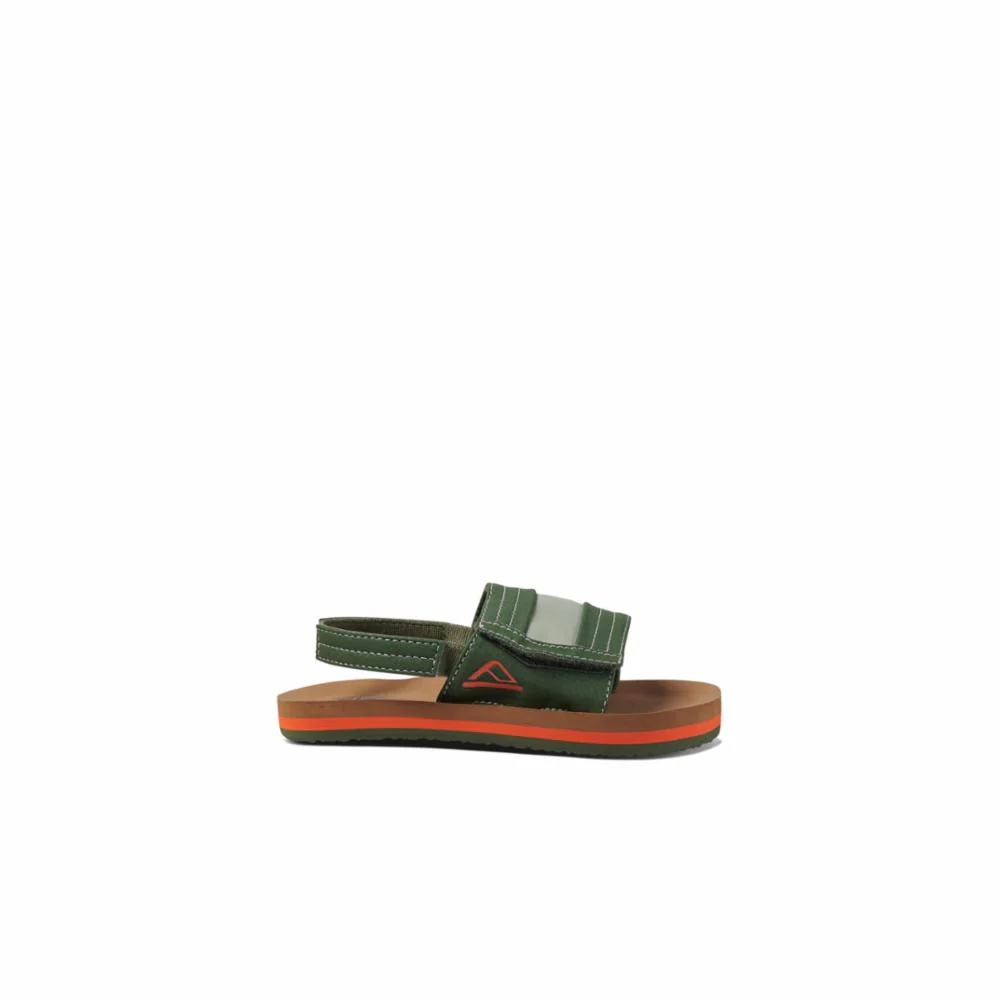 Reef Kids LITTLE AHI SLIDE TAN/OLIVE - Image 2