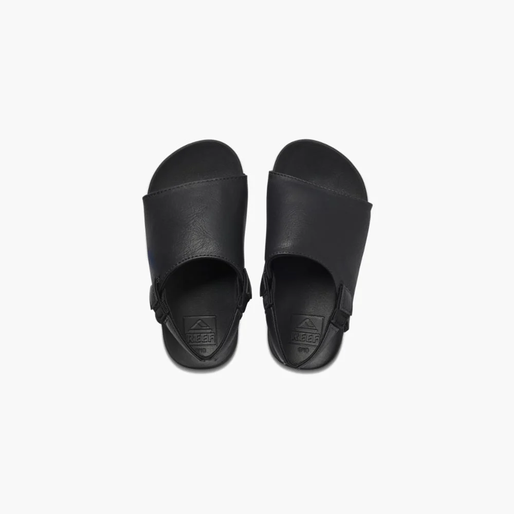 Reef Kids LITTLE CUSHION SLIDE BLACK - Image 3