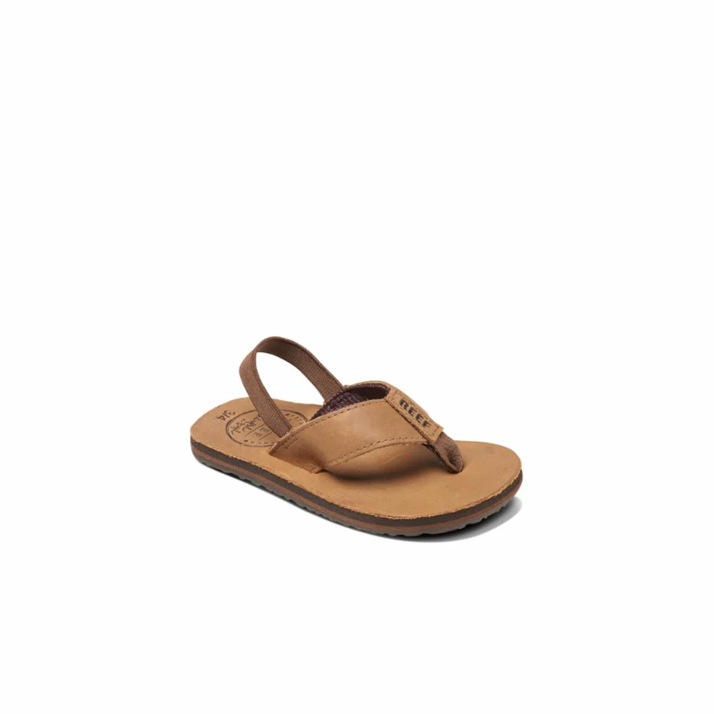 Reef Kids LITTLE LEATHER SMOOTHY BRONZE BROWN