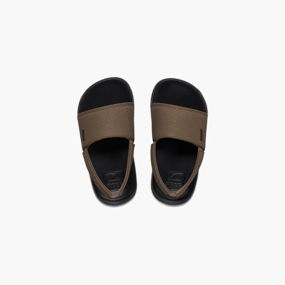 Reef Kids LITTLE ONE SLIDE BLACK/TAN - Image 3