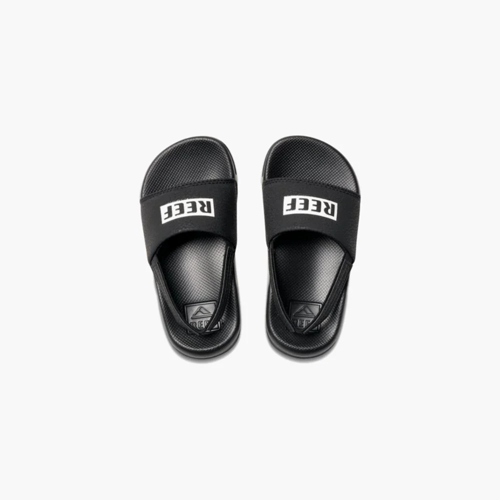 Reef Kids LITTLE ONE SLIDE REEF BLACK/WHITE - Image 3