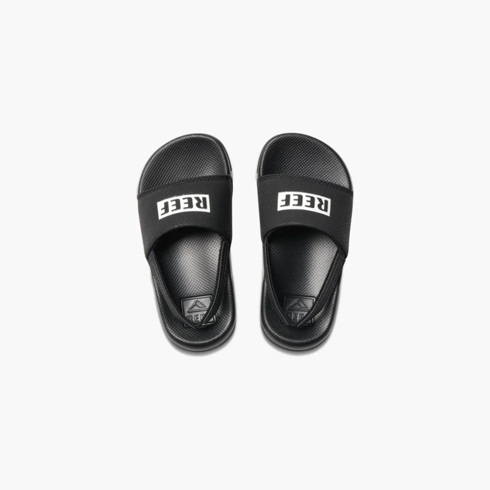 Reef Kids LITTLE ONE SLIDE REEF BLACK/WHITE - Image 3
