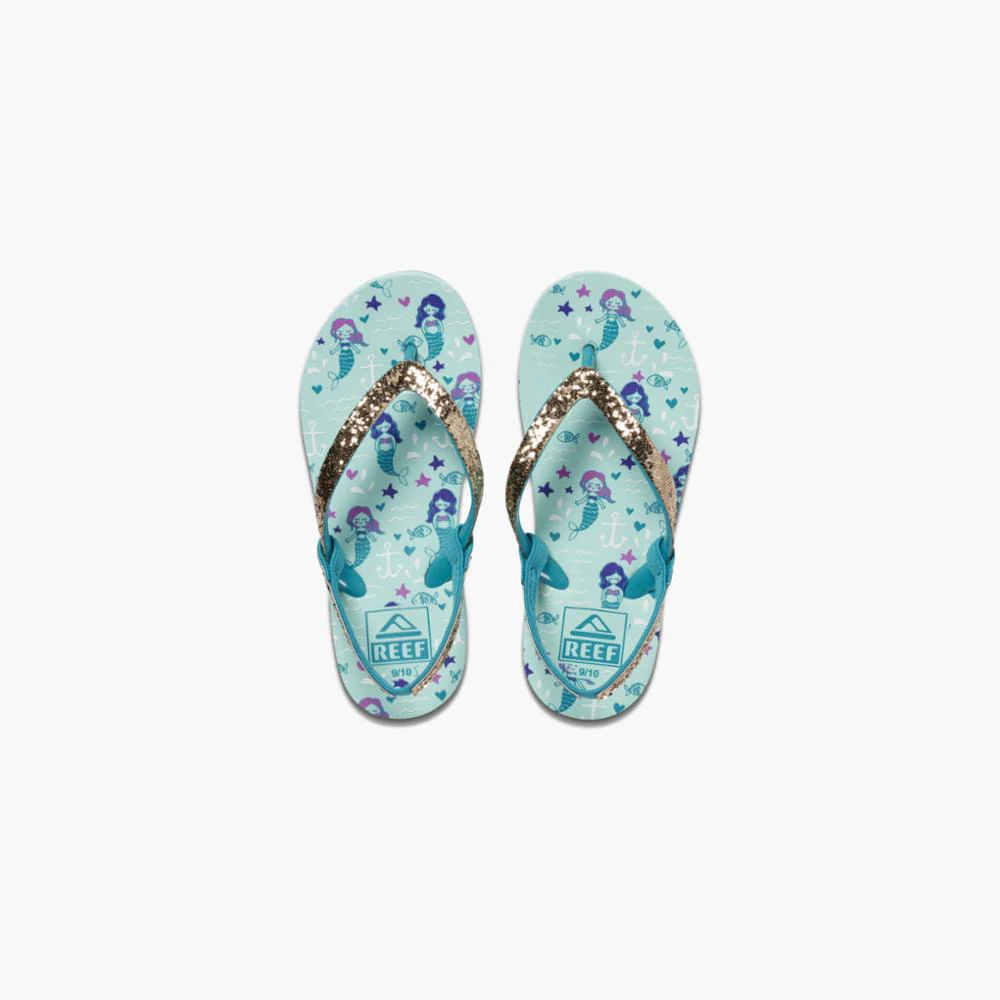 Reef Kids LITTLE STARGAZER PRINTS AQUA MERMAIDS - Image 3