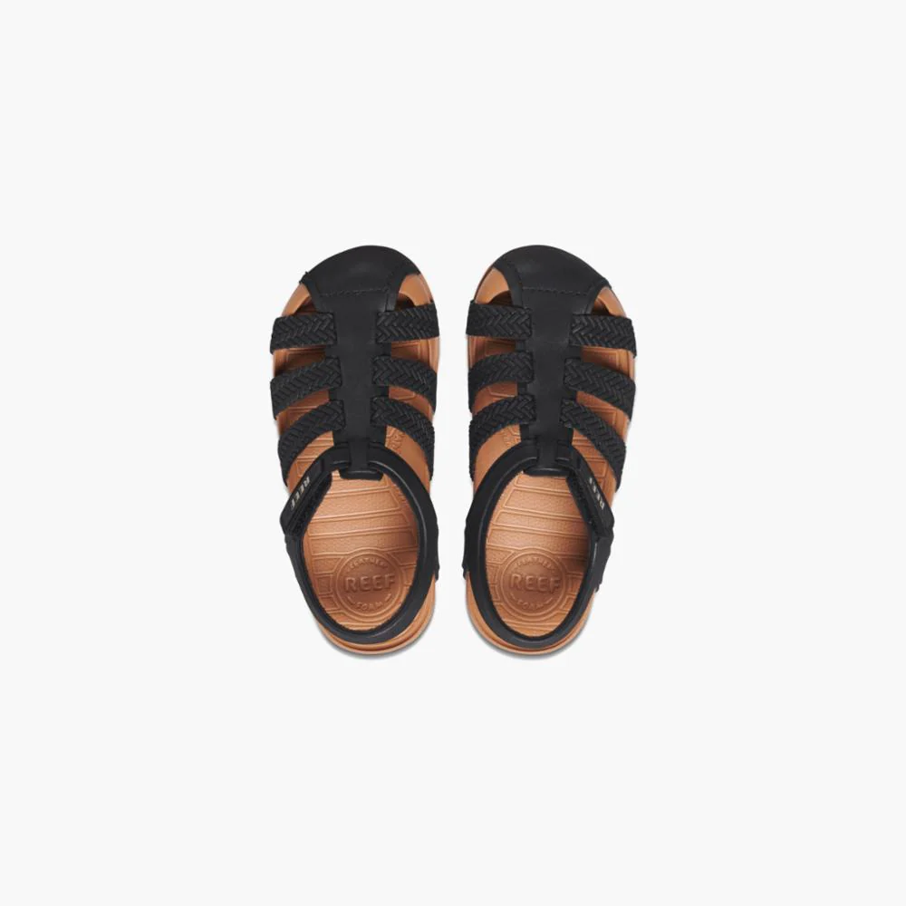 Reef Kids LITTLE WATER BEACHY BLACK/TAN - Image 3