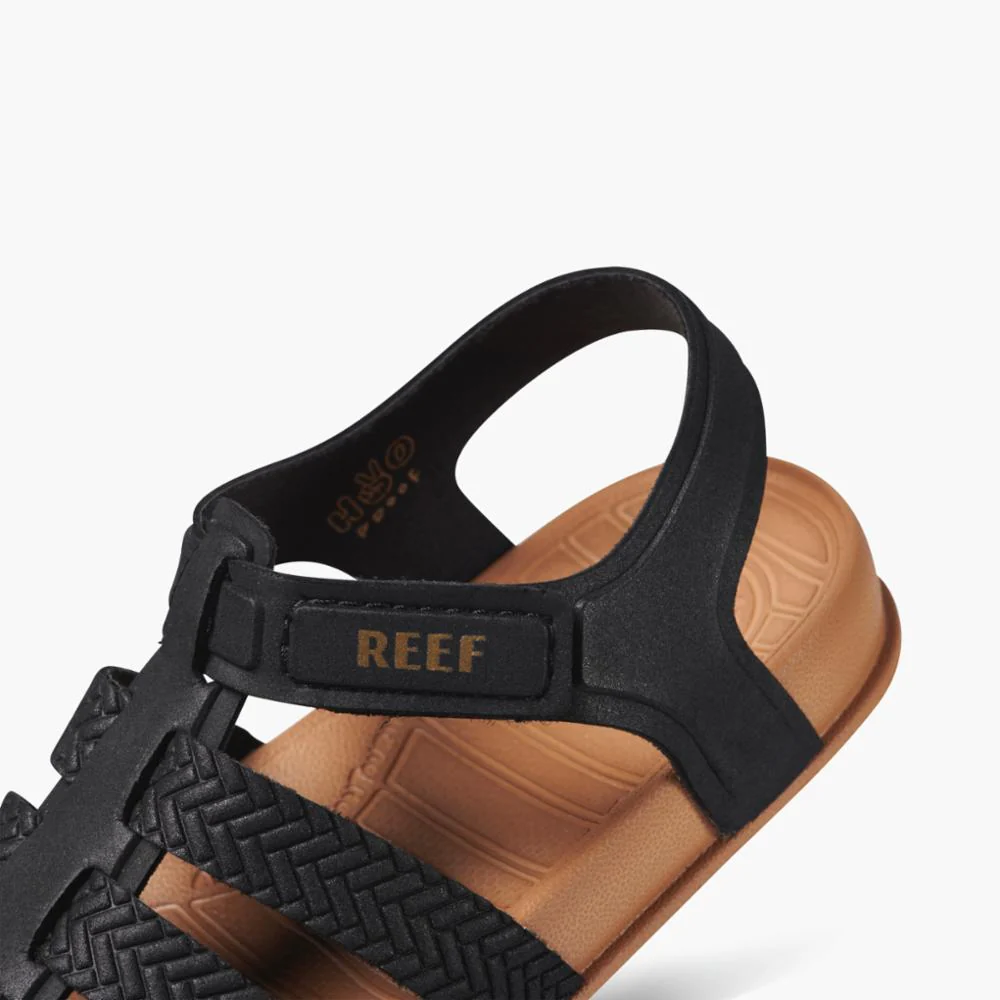 Reef Kids LITTLE WATER BEACHY BLACK/TAN - Image 6
