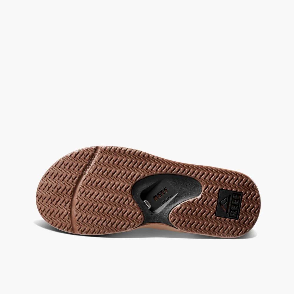 Reef Men FANNING BLACK AND TAN - Image 4