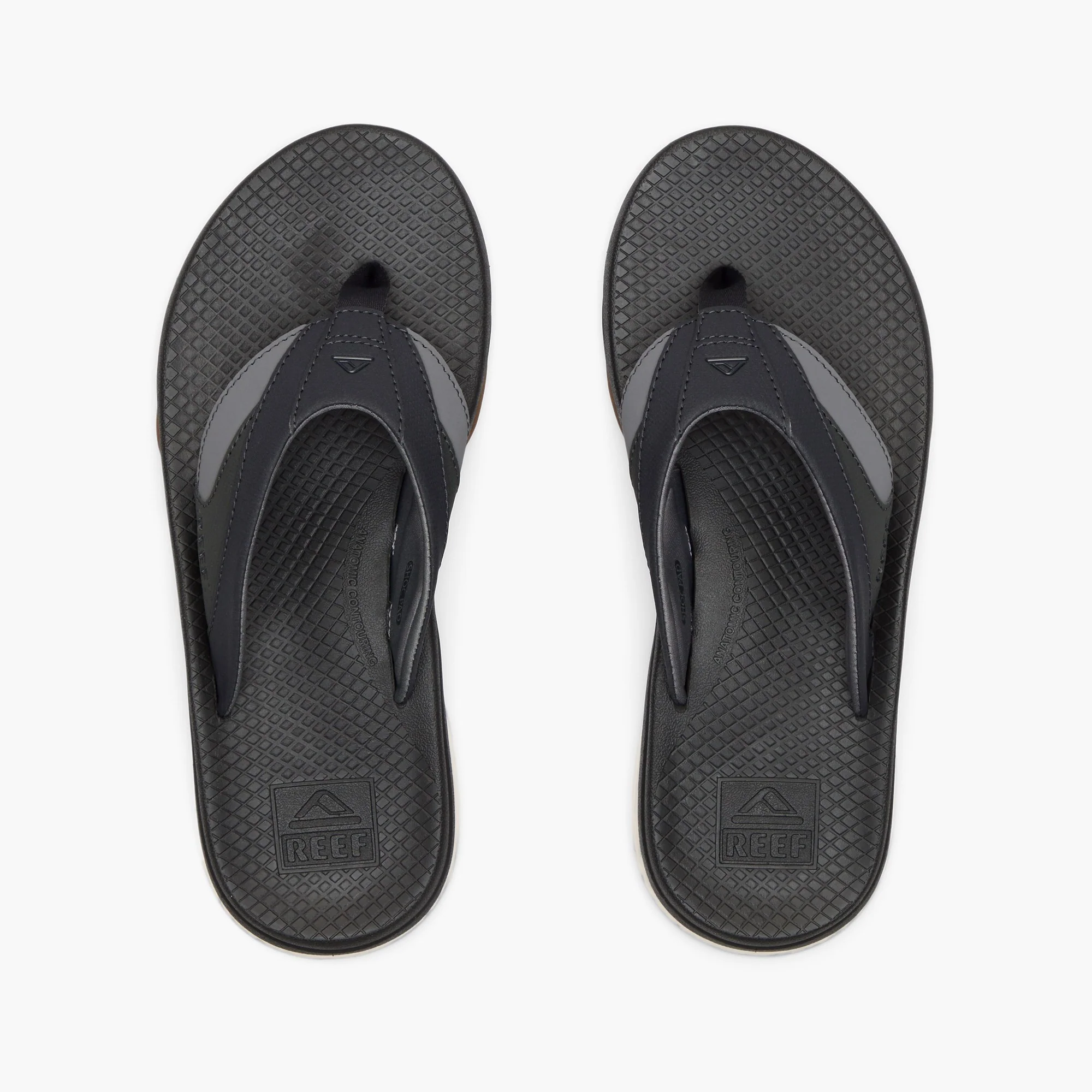 REEF MEN FANNING + BLACK/GUM - Image 3