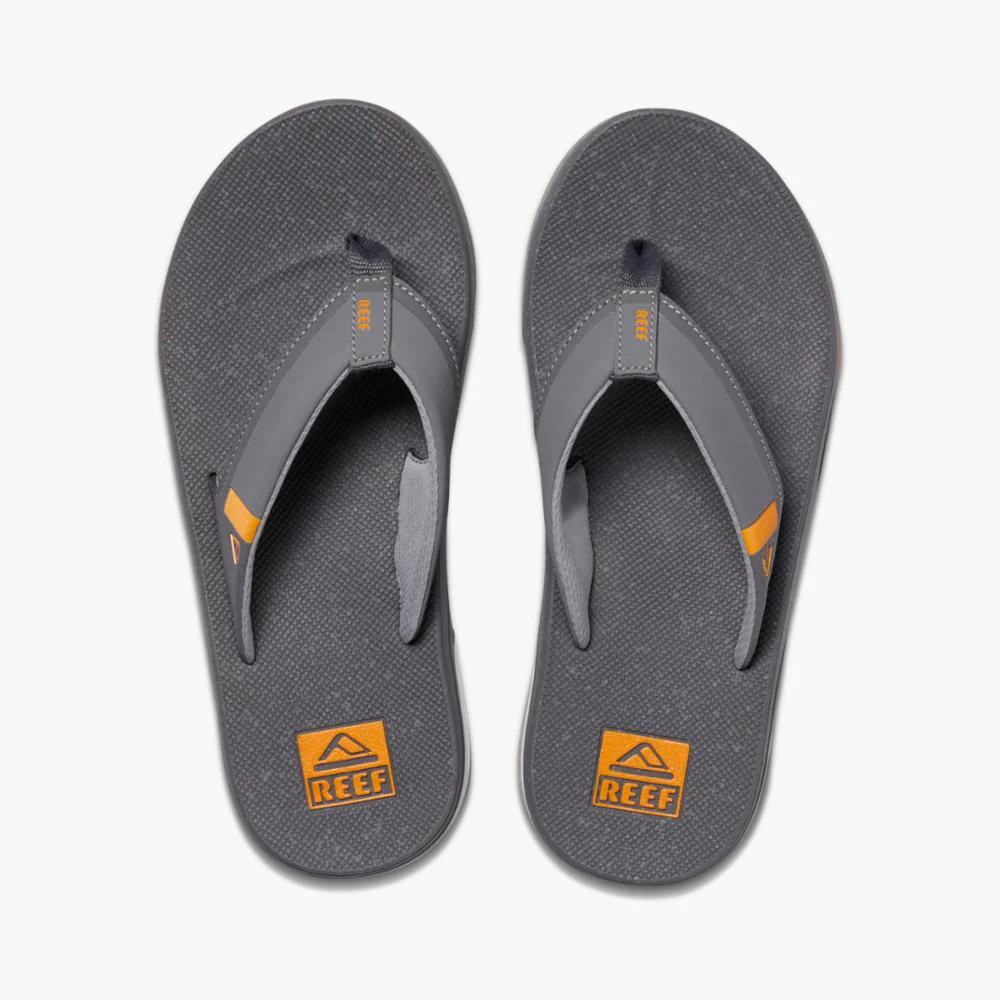 Reef Men FANNING LOW DK.GREY/ORANGE - Image 3