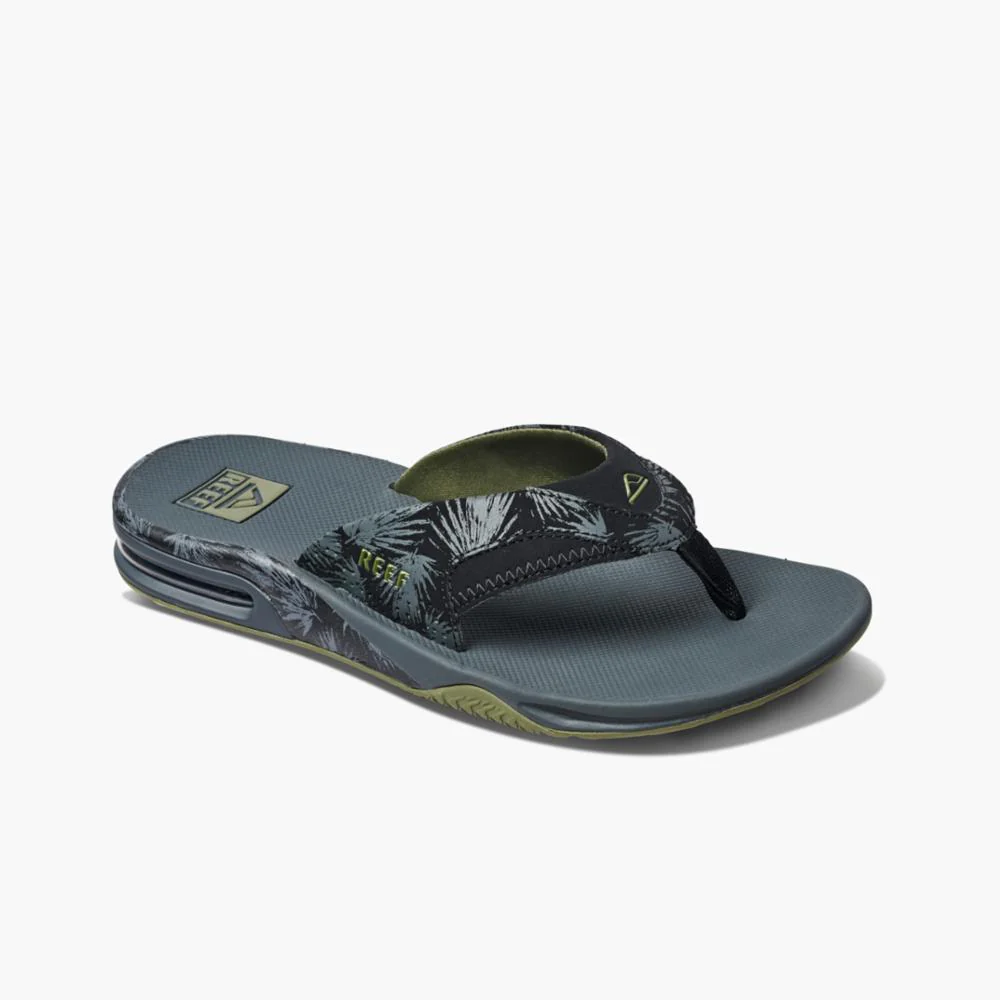 Reef Men FANNING PRINTS OLIVE PALM