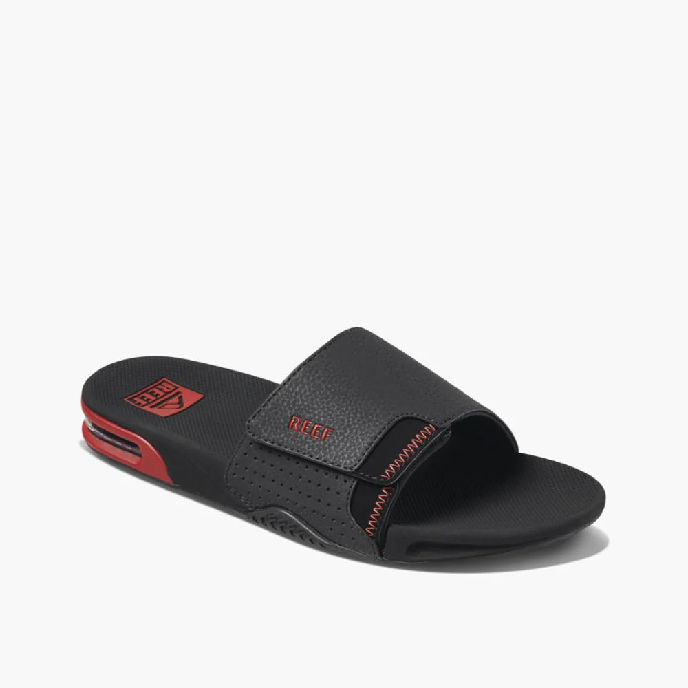 Reef Men FANNING SLIDE BLACK/RED