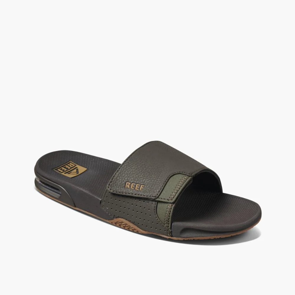 Reef Men FANNING SLIDE BROWN/GUM