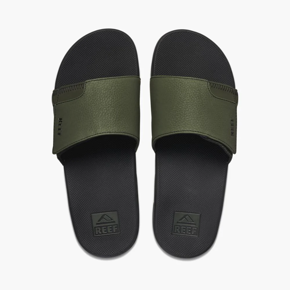 Reef Men FANNING SLIDE DARK OLIVE - Image 3