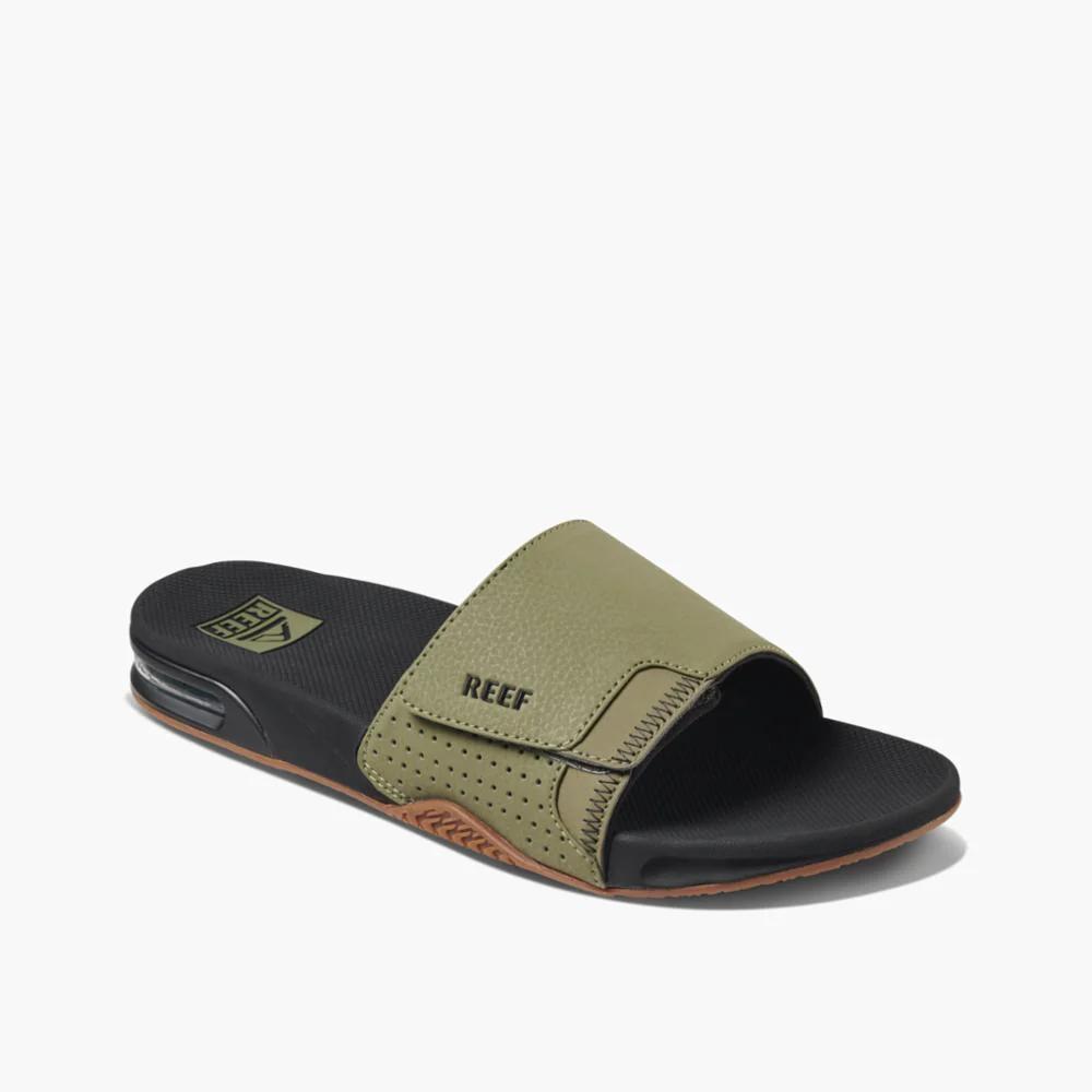 Reef Men FANNING SLIDE OLIVE/GUM