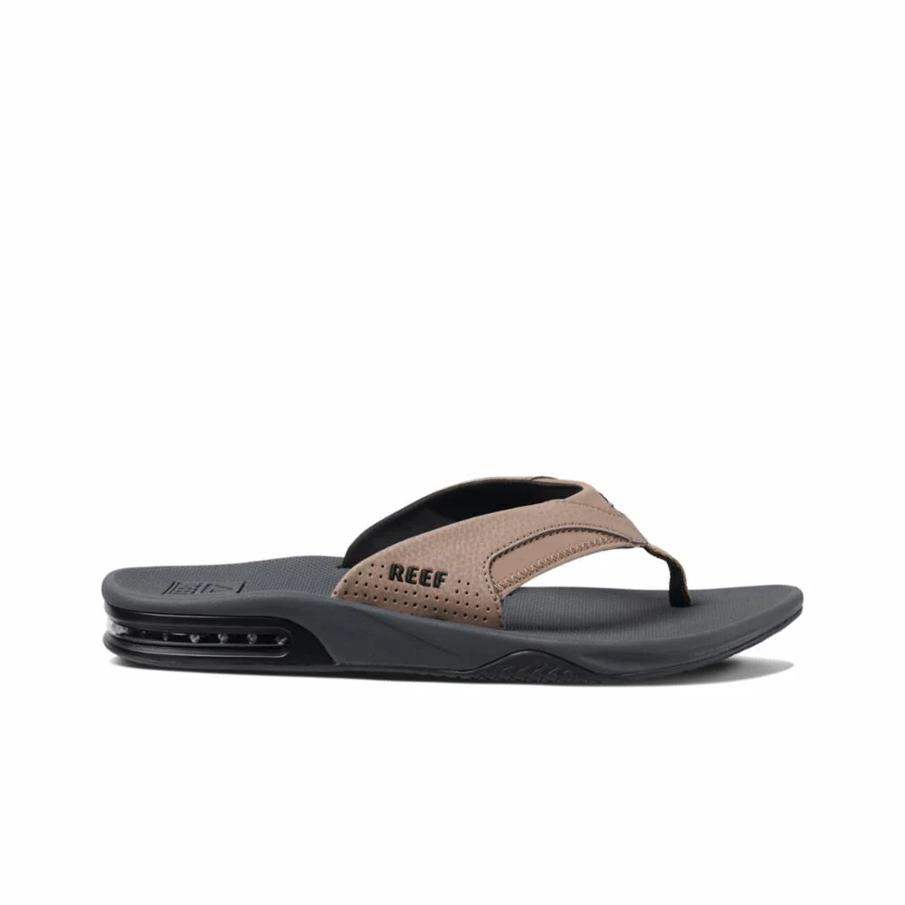 Reef Men FANNING TAN/BLACK/TAN - Image 2