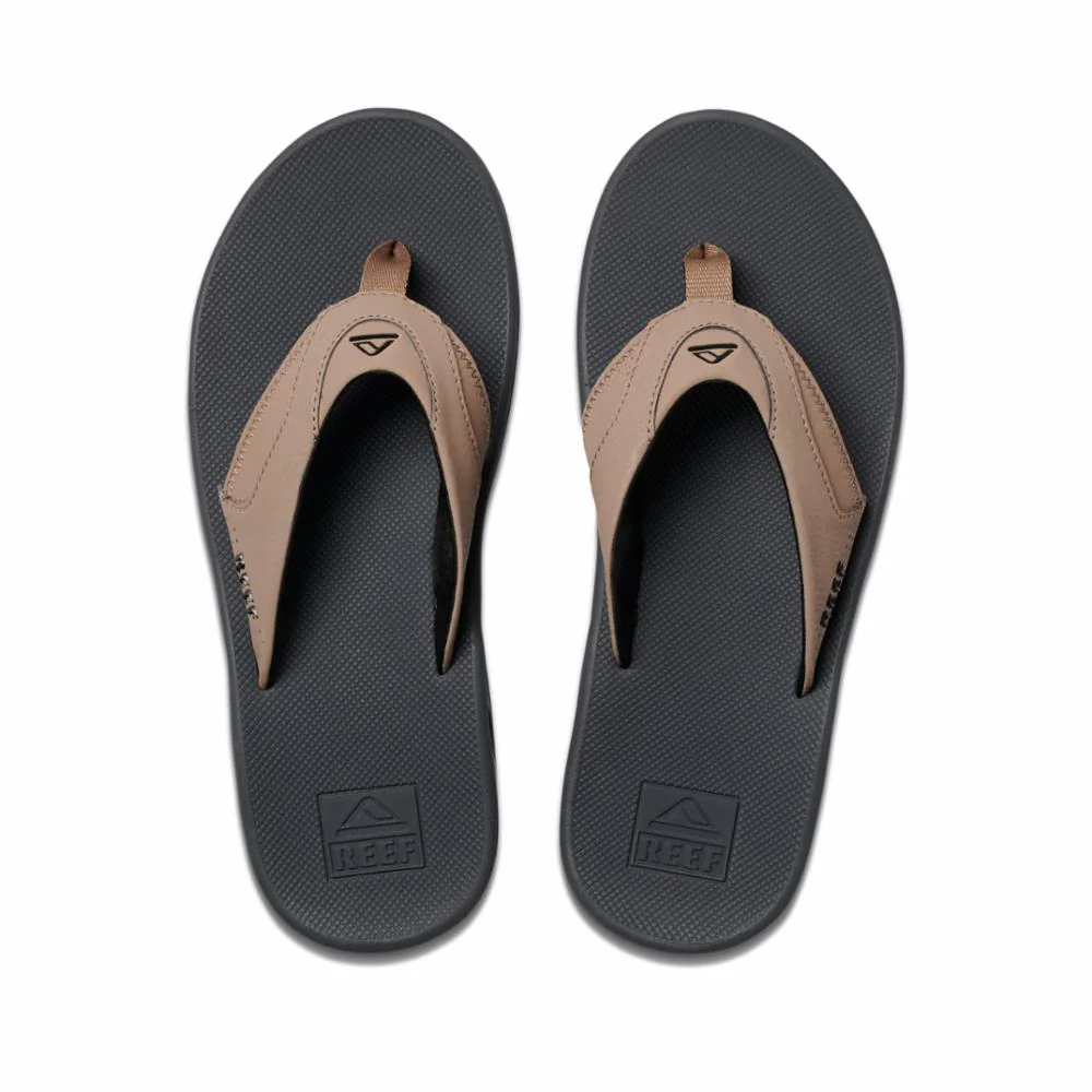 Reef Men FANNING TAN/BLACK/TAN - Image 3