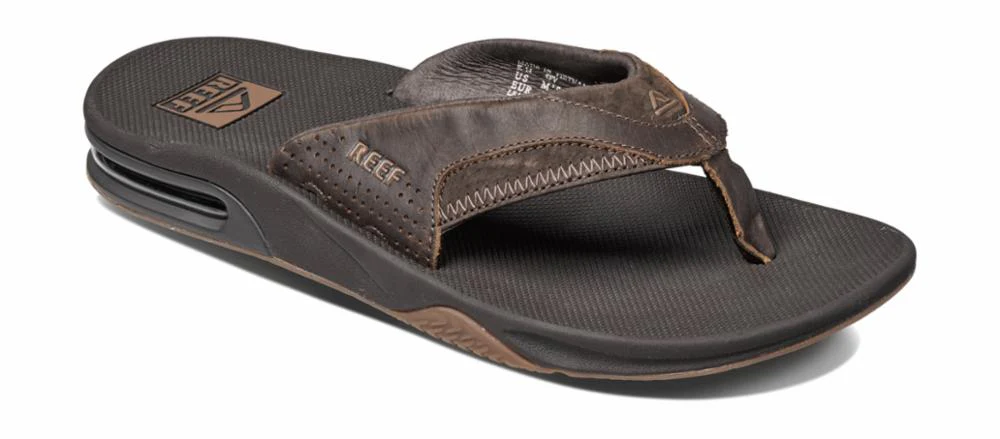 Reef Men LEATHER FANNING BROWN