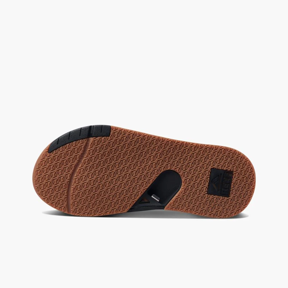 Reef Men LEATHER FANNING LOW DARK BROWN - Image 4