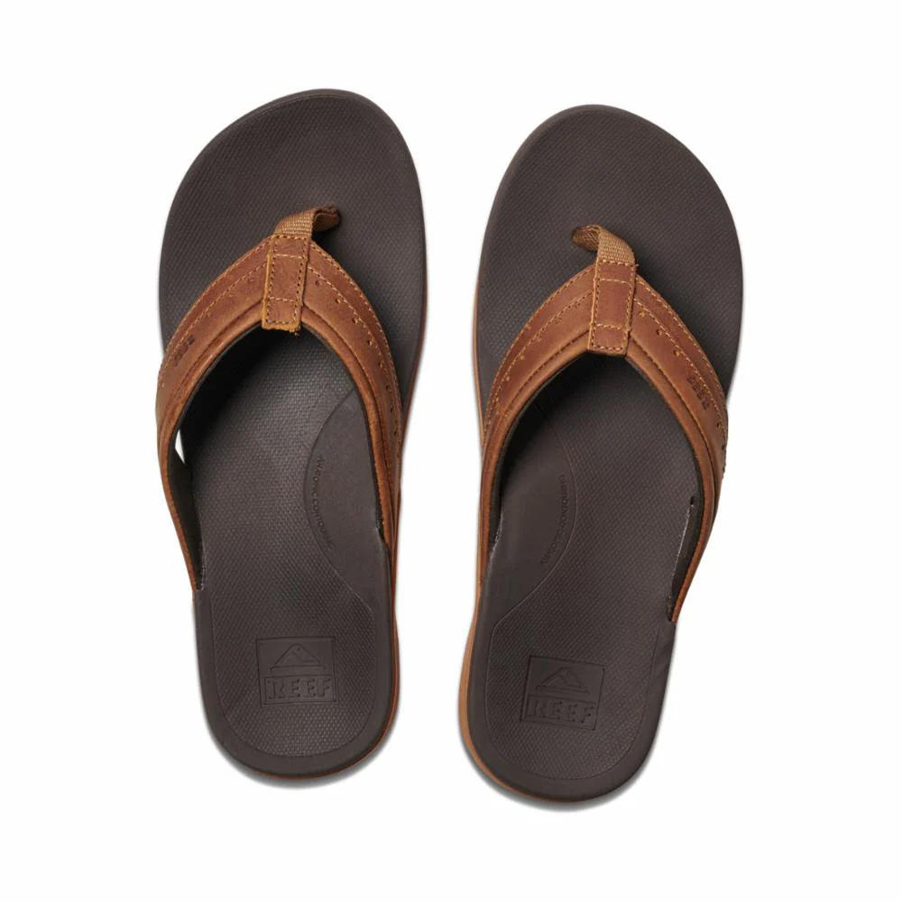Reef Men LEATHER ORTHO-SPRING BROWN - Image 3