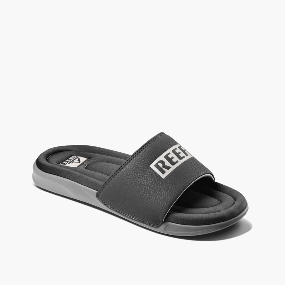 Reef Men ONE PUFF SLIDE GREY/WHITE