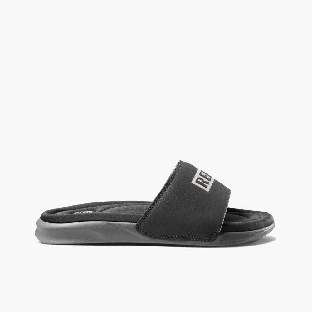 Reef Men ONE PUFF SLIDE GREY/WHITE - Image 2