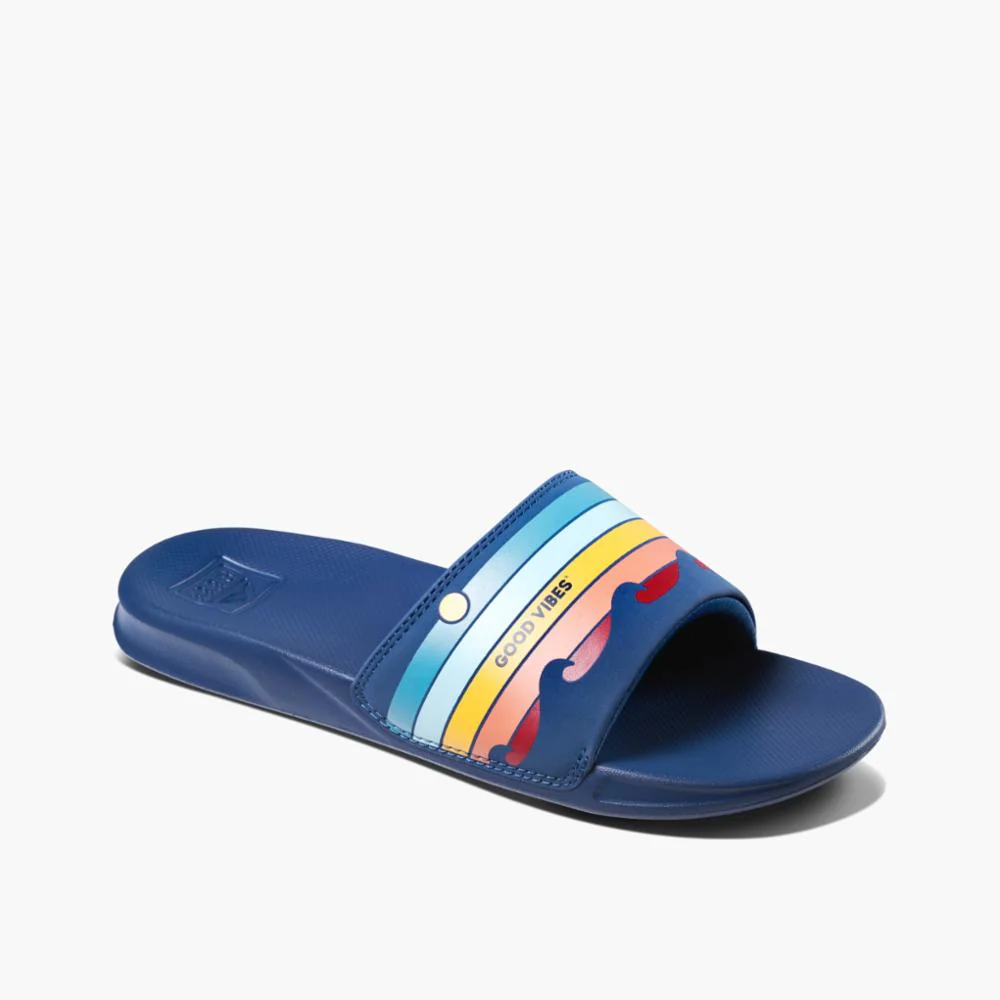 Reef Men ONE SLIDE LIFE IS GOOD GOOD VIBES