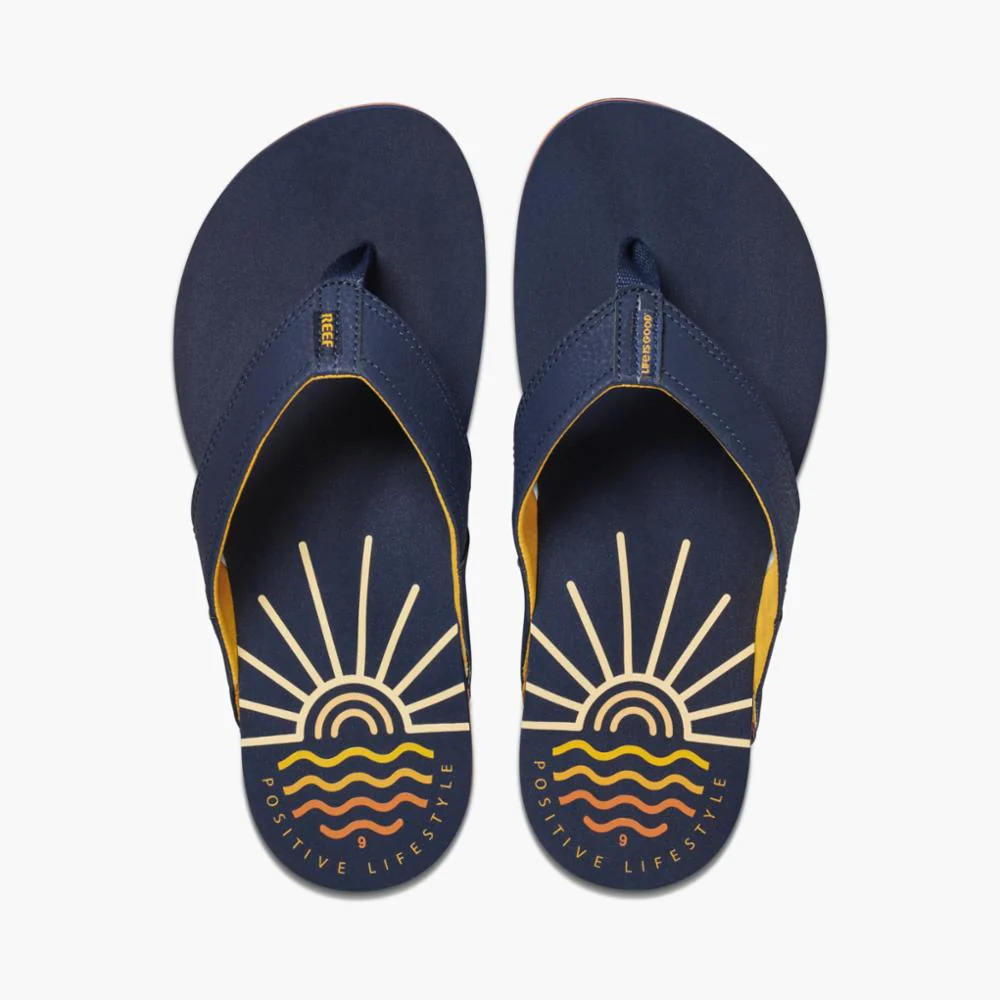 Reef Men REEF NEWPORT + LIFE IS GOODOD SUNRISE NAVY - Image 3