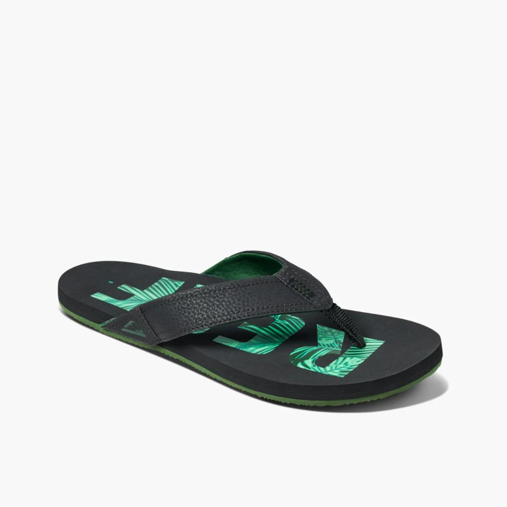 Reef Men REEF NEWPORT PRINTS REEF PALMS BLACK