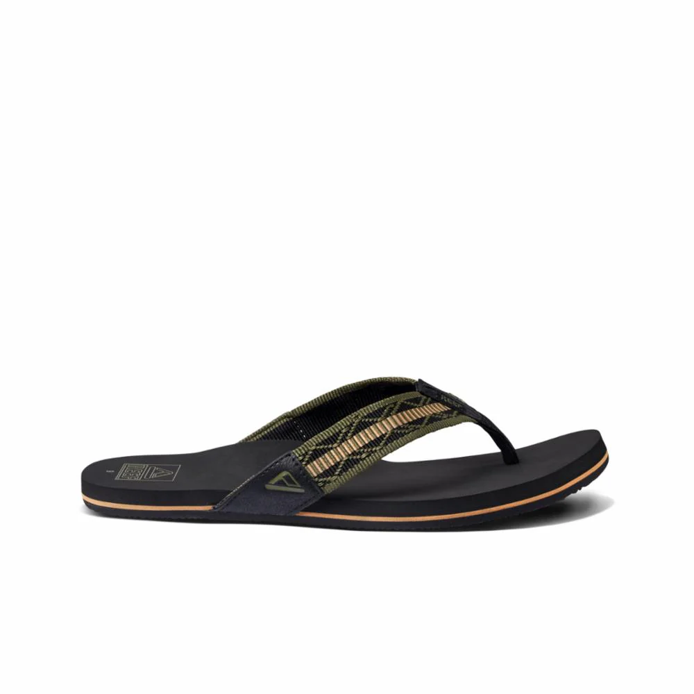 Reef Men REEF NEWPORT WOVEN OLIVE/YELLOW - Image 2