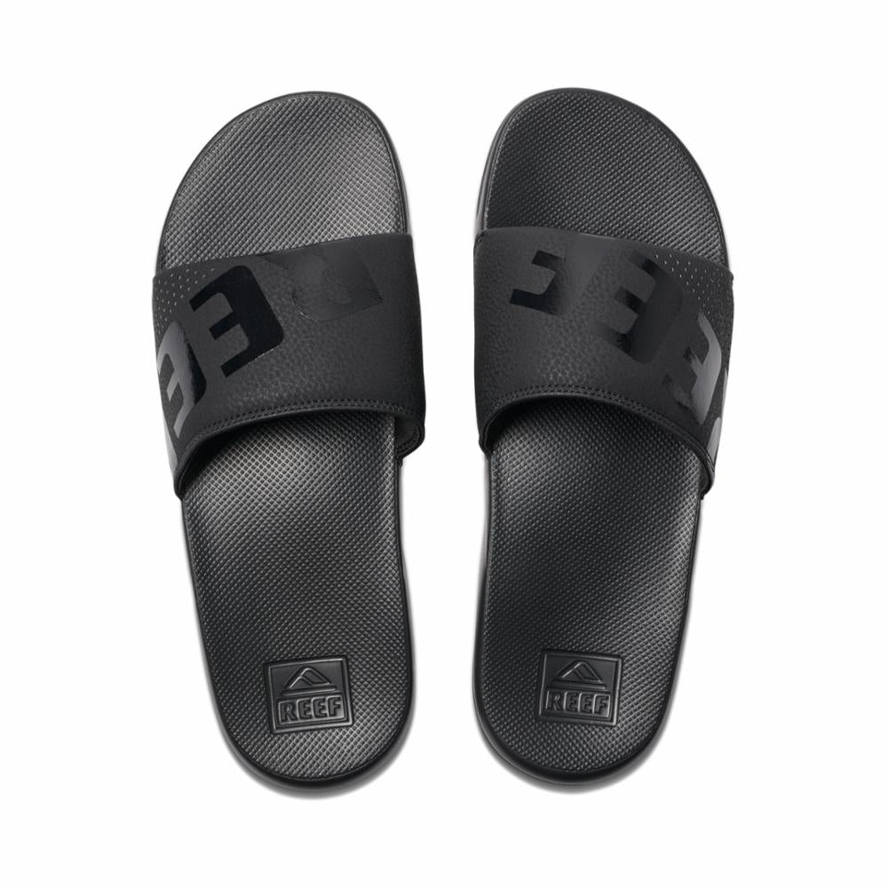 Reef Men REEF ONE SLIDE ALL BLACK - Image 3