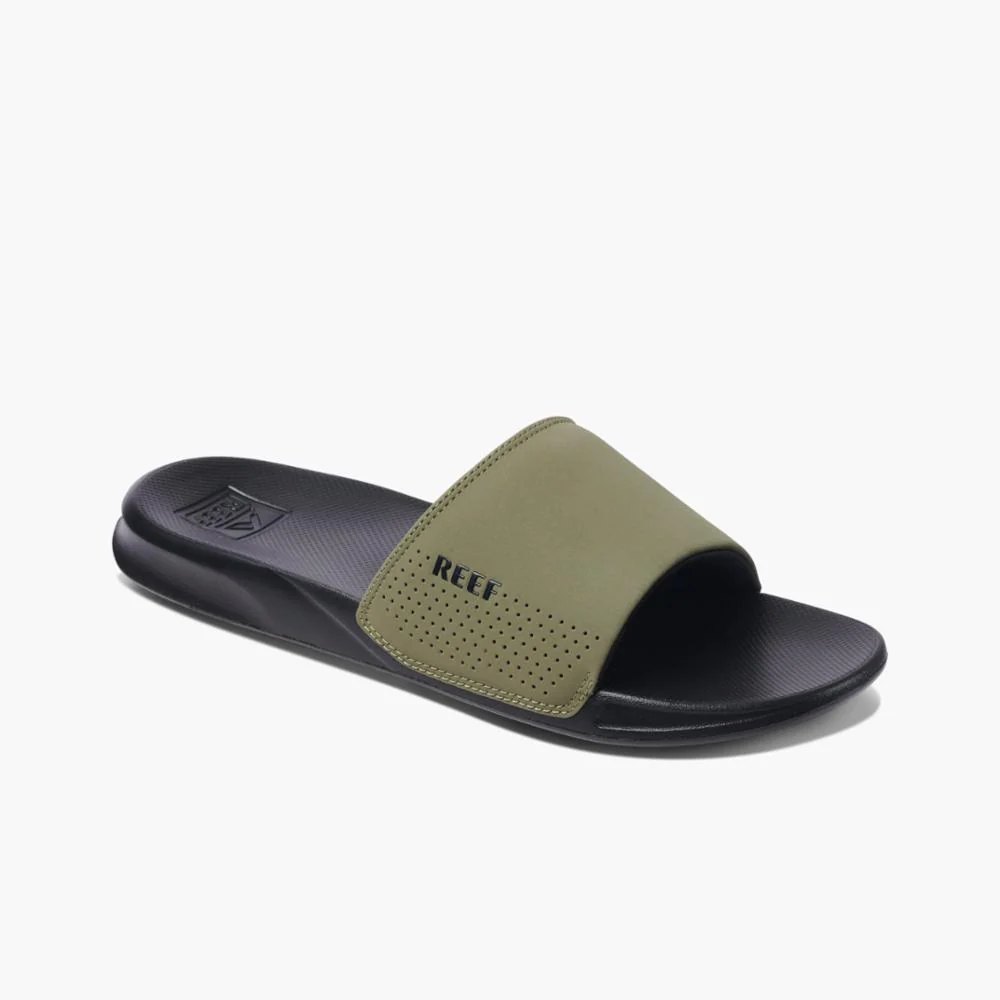 Reef Men REEF ONE SLIDE BLACK/OLIVE
